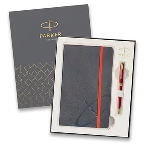 Parker Sonnet Red GT Kugelschreiber, Geschenkset mit Notizbuch